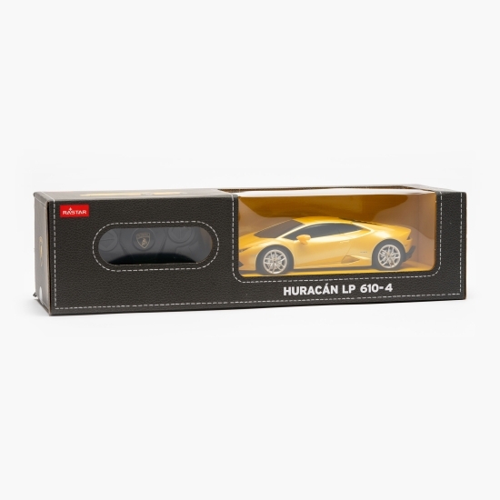 Mașină cu telecomandă Lamborghini Huracán lP610-4 galben  3+ ani