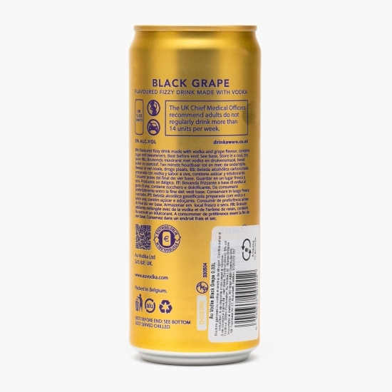 Băutură cu vodcă Black Grape, 5% alc, 0.33l