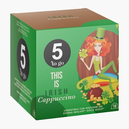 Irish Cappuccino 16 băuturi, capsule compatibile Dolce Gusto