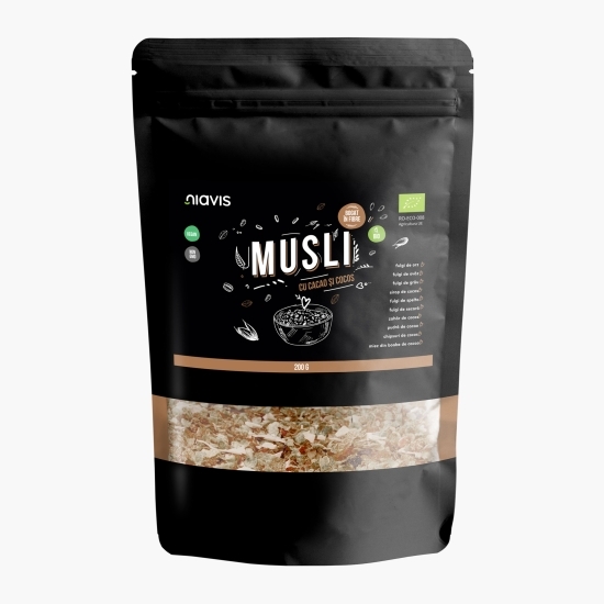 Musli cu cacao și cocos ecologic 200g