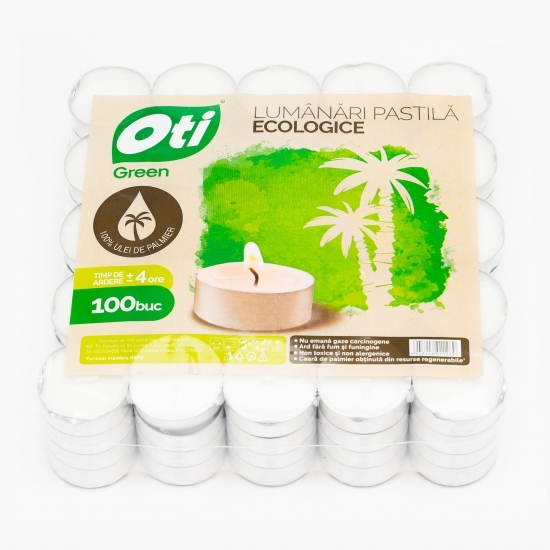 Lumânări pastilă ecologice 100/set