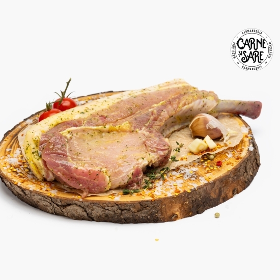 Tomahawk de porc marinat 400g