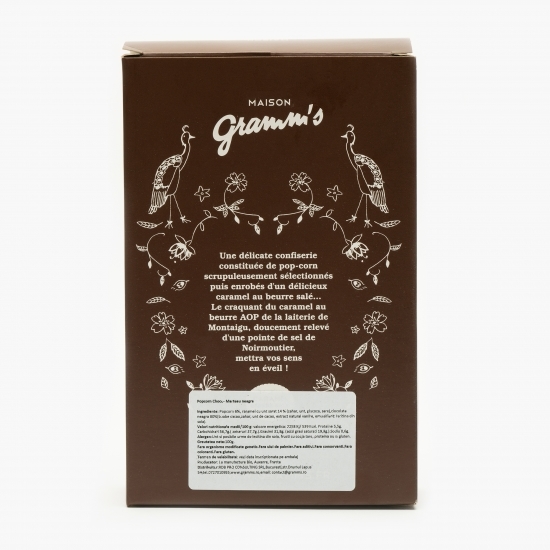 Popcorn Choco-Marteau cu ciocolată neagră 100g