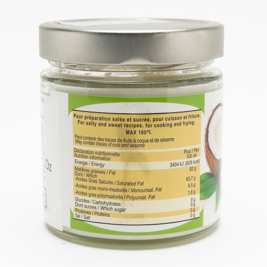 Ulei de cocos virgin eco dezodorizat (gust neutru), pentru gătit 300ml