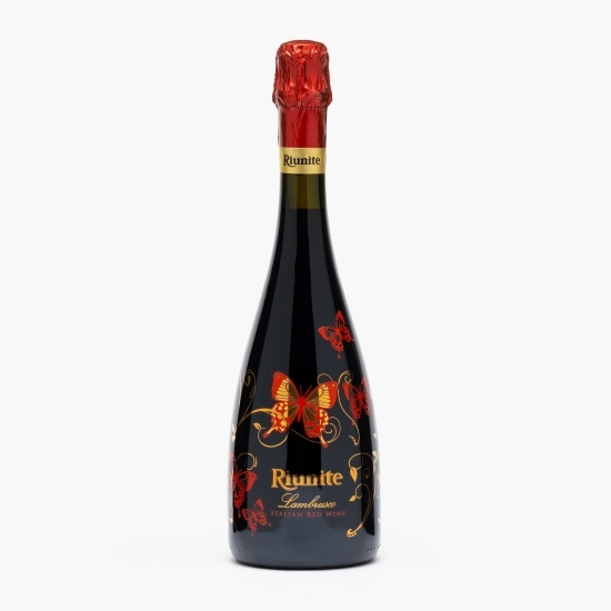 Vin petiant Lambrusco Emilia IGT, Butterfly, roșu demidulce, 7.5%, 0.75l
