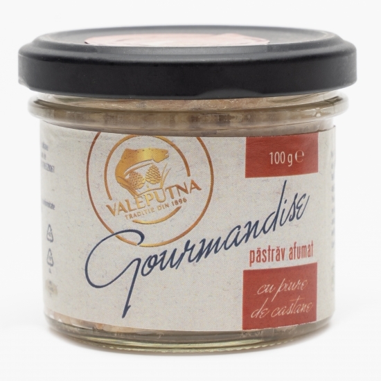 Păstrăv afumat cu piure de castane Gourmandisse 100g