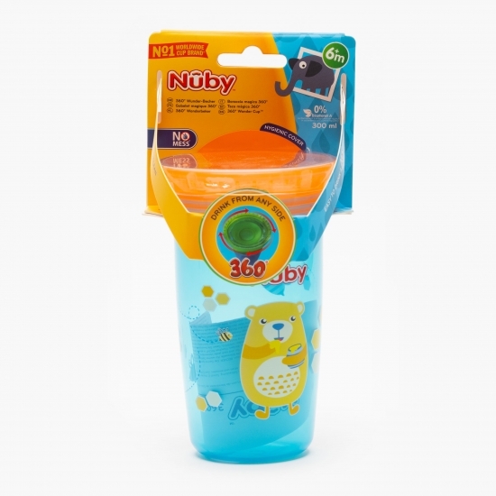 Pahar Wonder Cup 360 decorat, +6 luni, 300ml