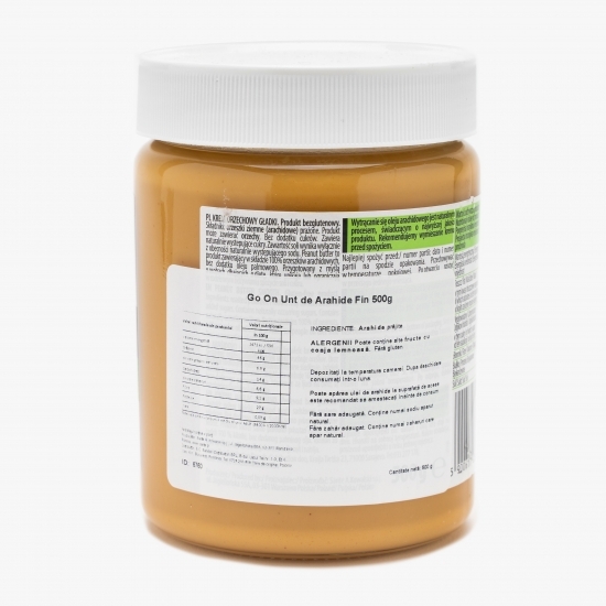 Cremă tartinabilă de arahide Smooth, fără zahăr adăugat 500g