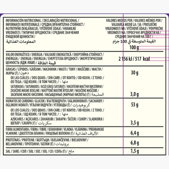  Tortilla Chips cu aromă de smântână  55g