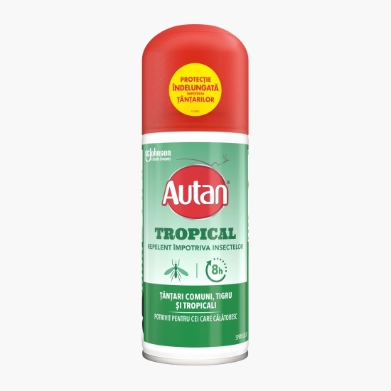 Spray împotriva țânțarilor comuni, tigru și tropicali Tropical 100ml