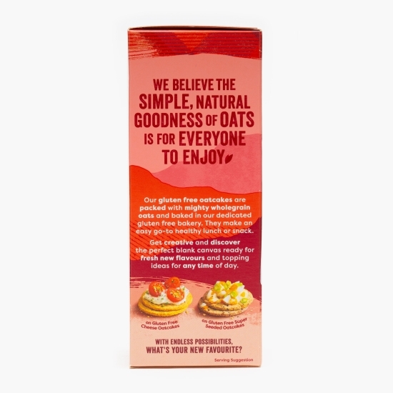 Pâinici (turtite) fără gluten din ovăz integral 213g