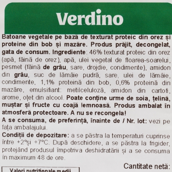 Batoane vegetale 150g