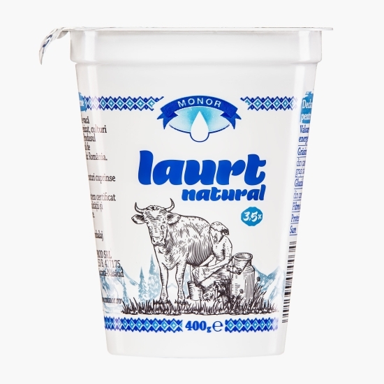 Iaurt natural 3.5% grăsime, 400g