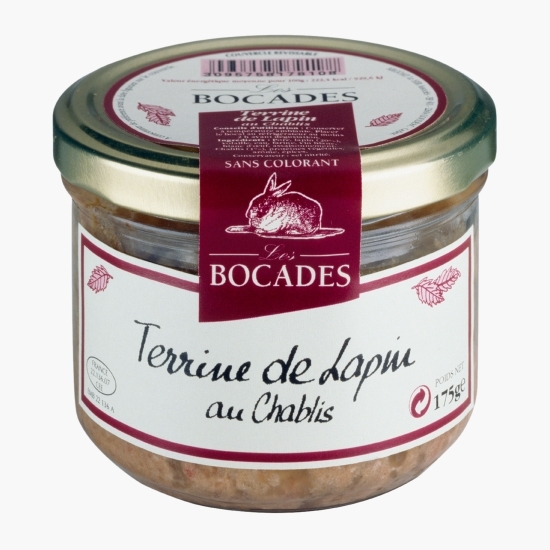 Terină de iepure cu vin Chablis 175g