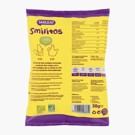 Pufuleți eco cu ulei de măsline +6 luni 38g