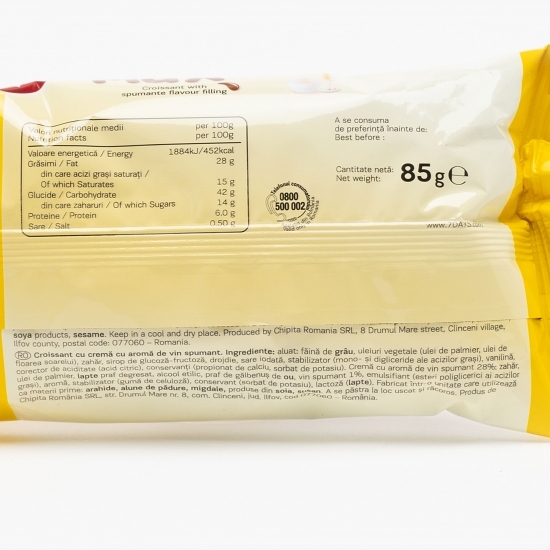 Croissant Max cu cremă de vin spumant 85g