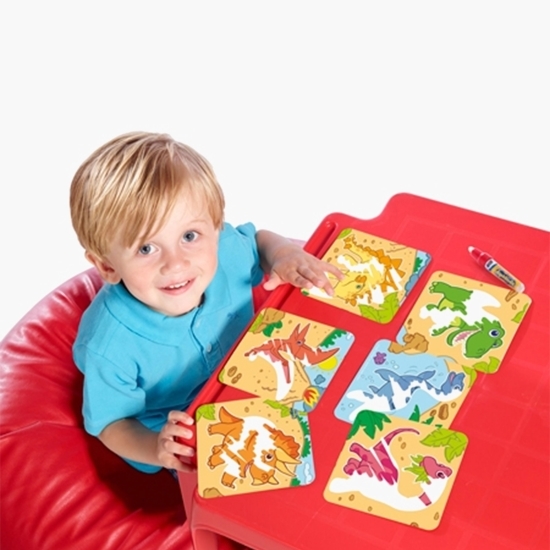 Set desen cu apă mini covorașe asortate Dino, +18 luni
