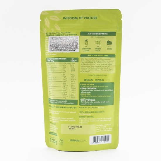 Moringa eco sub formă de pulbere 125g