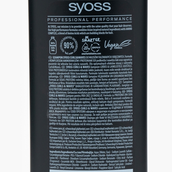 Șampon Curls&Waves pentru păr creț și ondulat 440ml