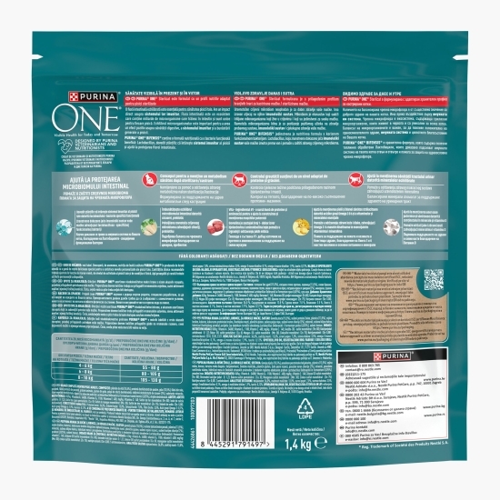 Hrană uscată pentru pisici sterilizate One Sterilcat, 1.4kg, cu vită și grâu