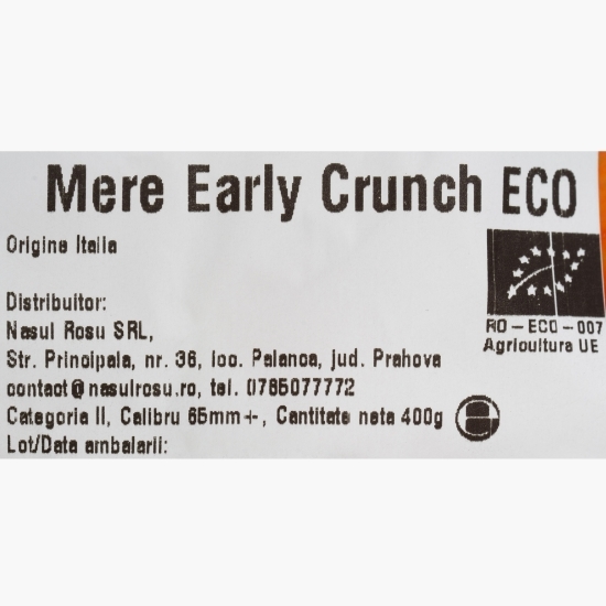 Mere roșii "Early Crunch" eco 400g