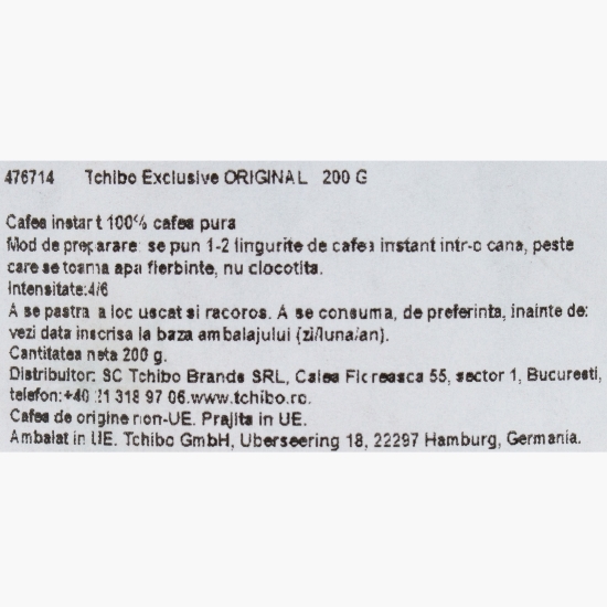 Exclusive 200g, cafea instant