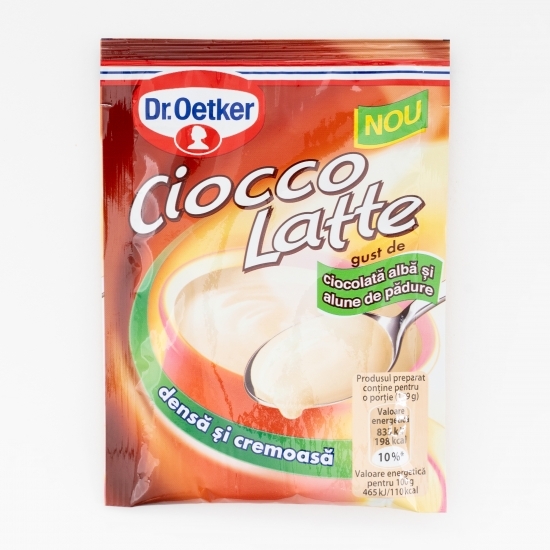 Băutură instant pe bază de ciocolată albă și alune de pădure 25g 