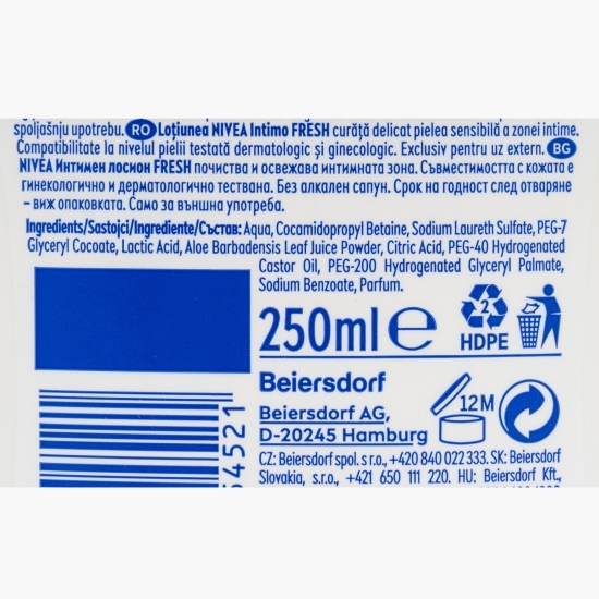  Loțiune intimă Intimo Fresh Comfort 0.25l