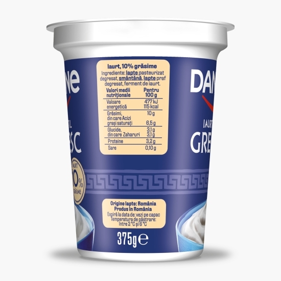 Iaurt grecesc 10% grăsime, 375g