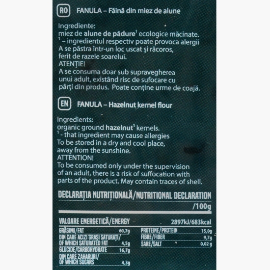 Făină eco din miez de alune 100g