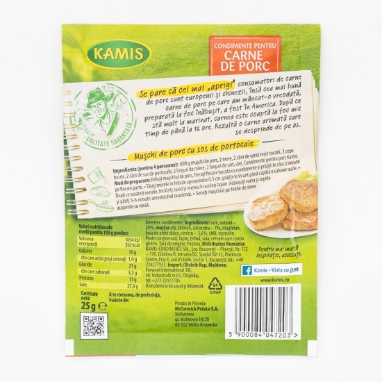 Condimente pentru carne de porc 25g