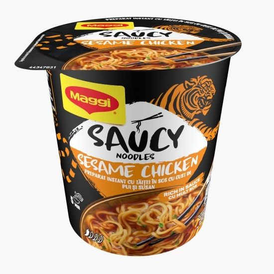 Tăiței instant în sos cu gust de pui și susan 75g