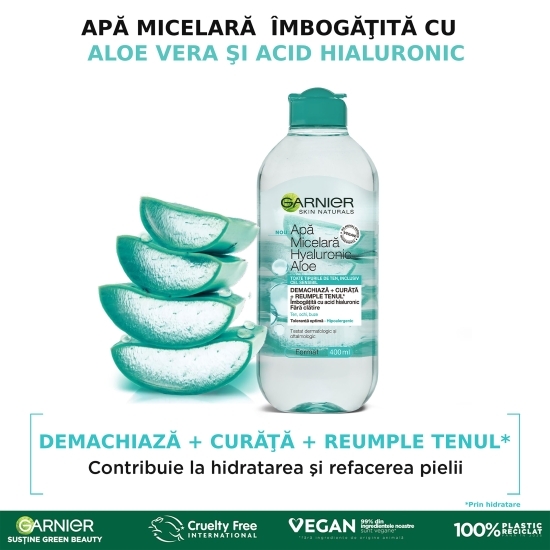Apă micelară Hyaluronic aloe 400ml