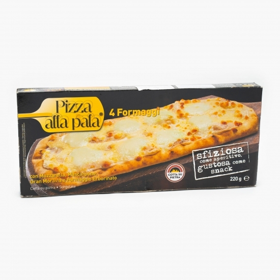 Pizza cu 4 feluri de brânză 220g