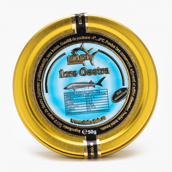 Icre negre caviar Osetra 50g