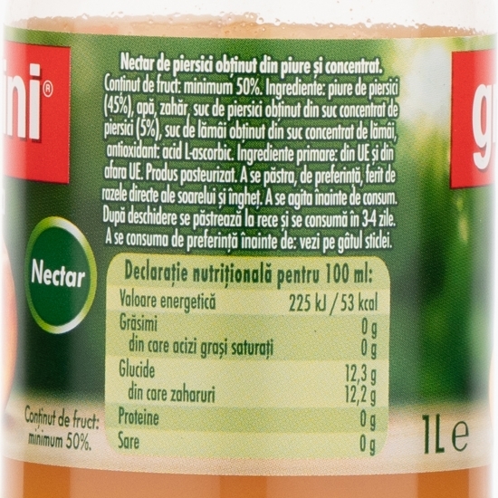 Nectar de piersici cu pulpă 1l