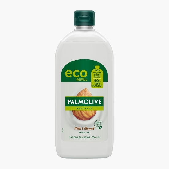 Rezervă săpun lichid Naturals Milk&Almond, eco refill 0.75l