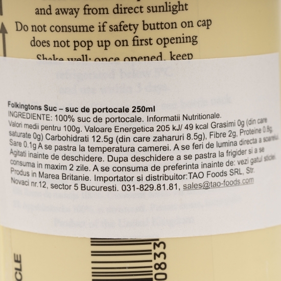 Suc de portocale 0.25l