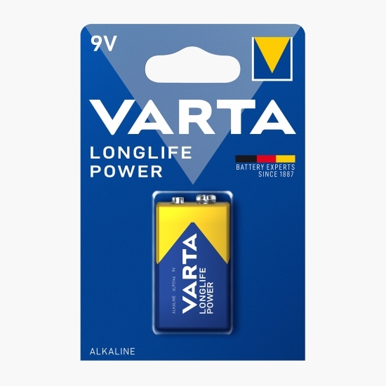 Baterie alcalină Longlife Power, 9V, blister