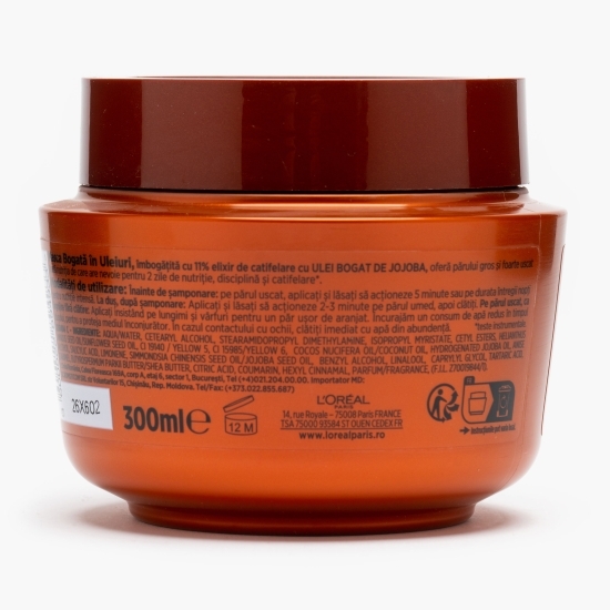Mască multi utilizări cu ulei de Jojoba pentru păr foarte uscat 300ml