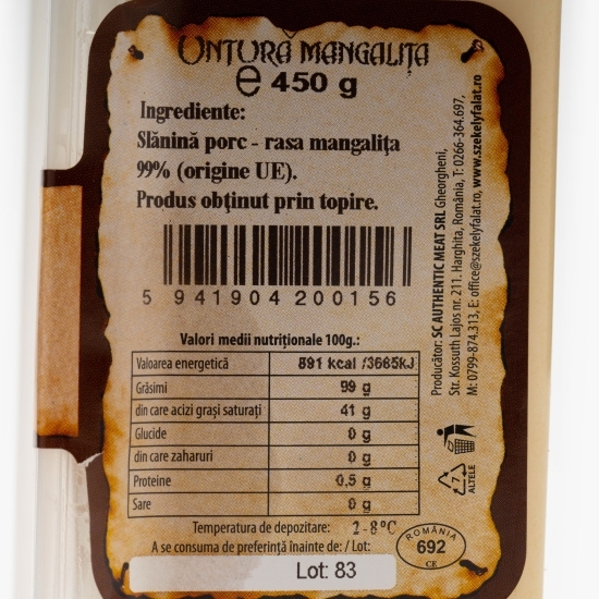 Untură Mangaliță 450g