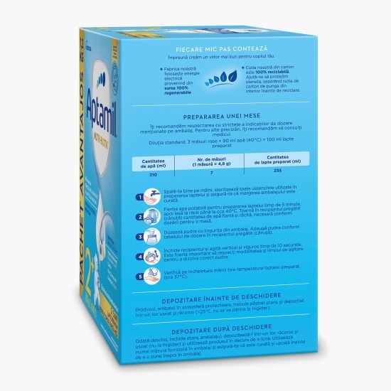 Formulă de lapte praf NUTRI-BIOTIK 2+, 2-3 ani, 1.200g