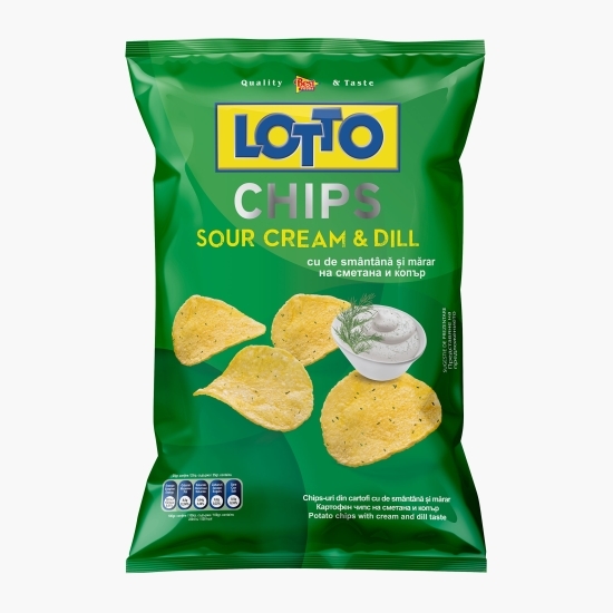 Chipsuri cu gust de smântână și mărar 100g