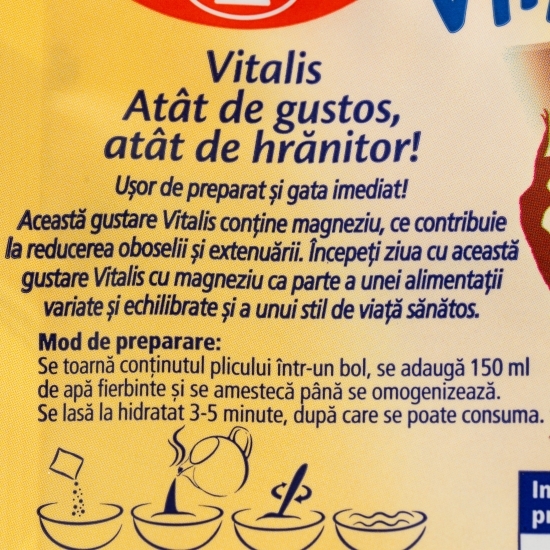 Mix pentru gustare de ovăz Vitalis cu ciocolată 60g