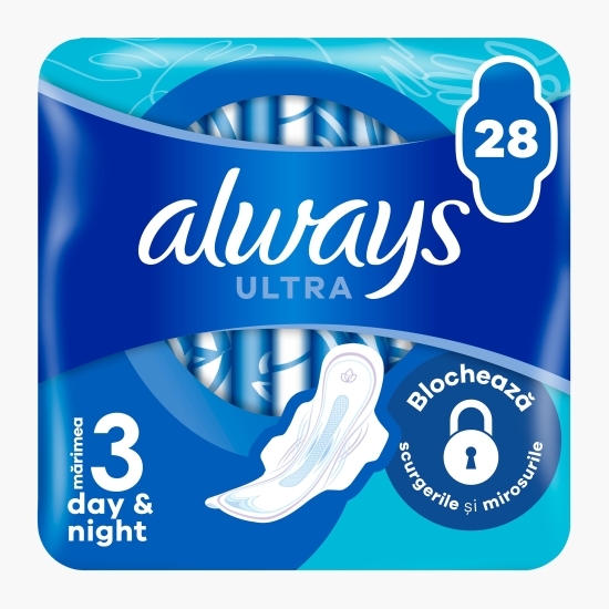 Absorbante Ultra Day & Night 28 buc