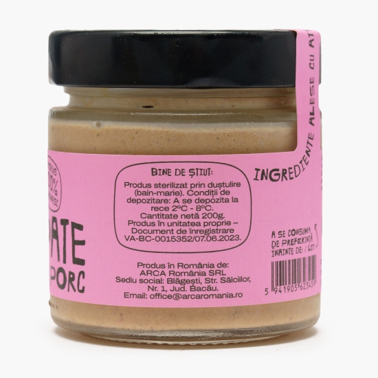 Pate din ficat de porc 200g