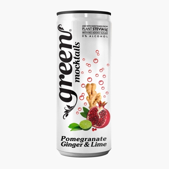 Băutură carbogazoasă Mocktail ginger&lime 330ml