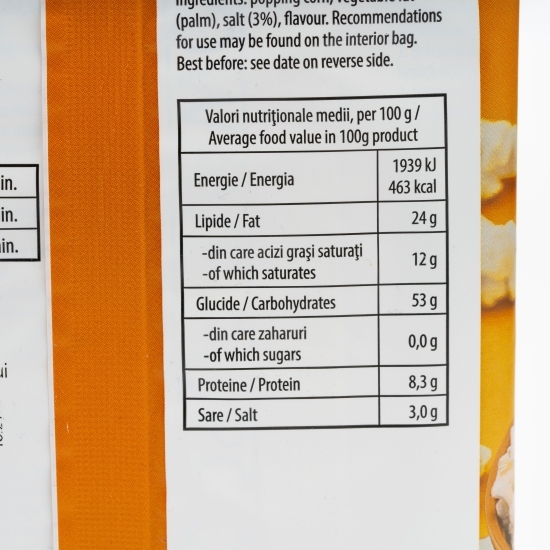 Popcorn cu aromă de cașcaval Micropop 100g