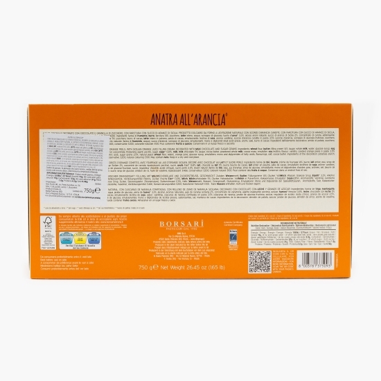 Panettone în formă de rață cu cremă de portocale 750g