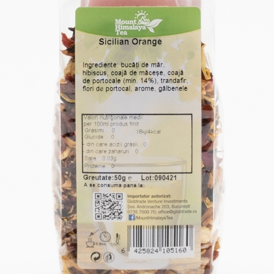 Ceai de fructe cu portocale roșii 50g